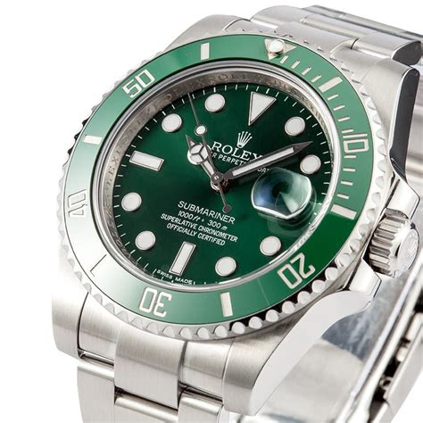 rolex submariner grün7|Rolex Submariner green.